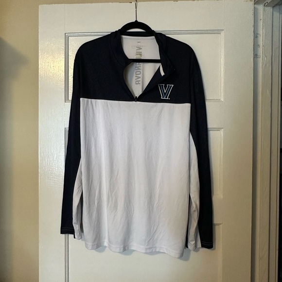 Colosseum Other - Villanova Basketball Colosseum Navy White Athletic Quarter Zip Jacket Mens XL